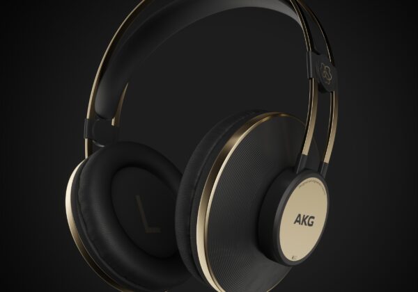 render headphone akg cgi product design